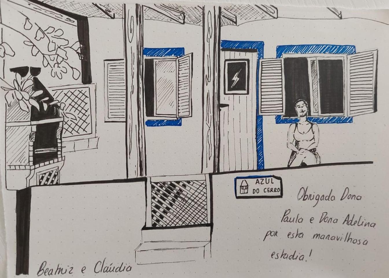 Casa Azul Do Cerro Vila Campeiros Exterior foto